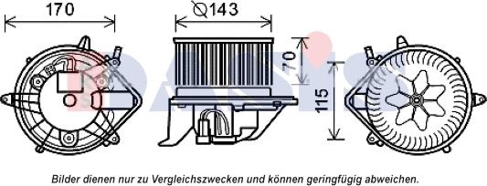 AKS Dasis 058074N - Ventilatore abitacolo autozon.pro