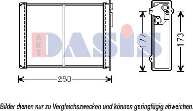 AKS Dasis 069004N - Scambiatore calore, Riscaldamento abitacolo autozon.pro
