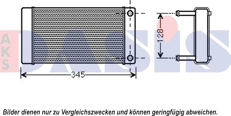 AKS Dasis 069006N - Scambiatore calore, Riscaldamento abitacolo autozon.pro