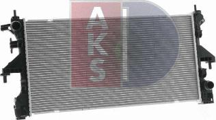 AKS Dasis 060076N - Radiatore, Raffreddamento motore autozon.pro