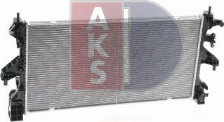 AKS Dasis 060076N - Radiatore, Raffreddamento motore autozon.pro