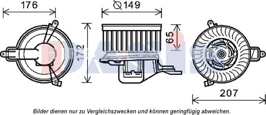 AKS Dasis 068058N - Ventilatore abitacolo autozon.pro