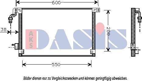 AKS Dasis 062003N - Condensatore, Climatizzatore autozon.pro