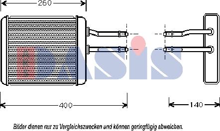 AKS Dasis 019002N - Scambiatore calore, Riscaldamento abitacolo autozon.pro