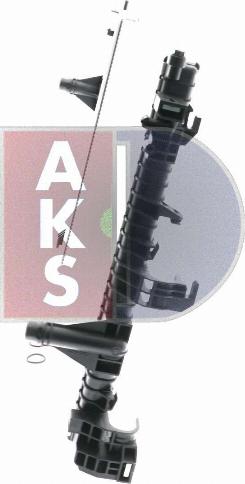 AKS Dasis 010023N - Radiatore, Raffreddamento motore autozon.pro