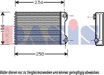 AKS Dasis 089003N - Scambiatore calore, Riscaldamento abitacolo autozon.pro
