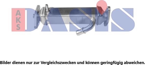 AKS Dasis 085016N - Radiatore, Ricircolo gas scarico autozon.pro