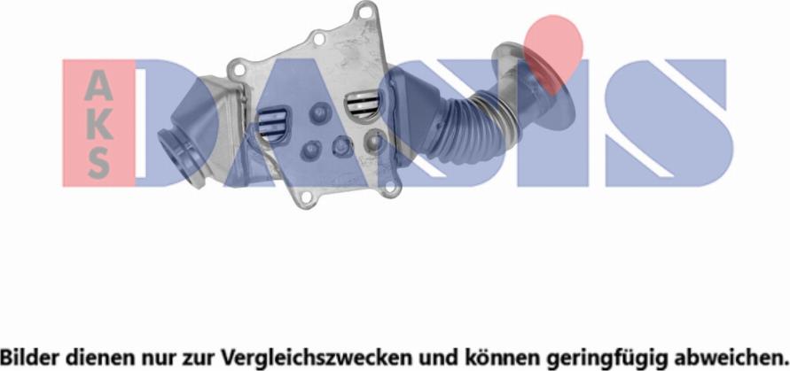 AKS Dasis 085022N - Radiatore, Ricircolo gas scarico autozon.pro