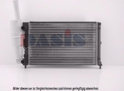 AKS Dasis 080670N - Radiatore, Raffreddamento motore autozon.pro