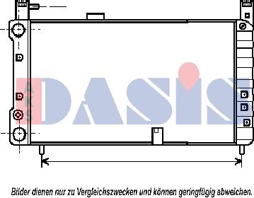 AKS Dasis 080220N - Radiatore, Raffreddamento motore autozon.pro