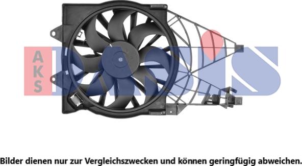 AKS Dasis 088007N - Ventola, Raffreddamento motore autozon.pro