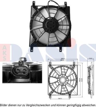 AKS Dasis 088075N - Ventola, Raffreddamento motore autozon.pro