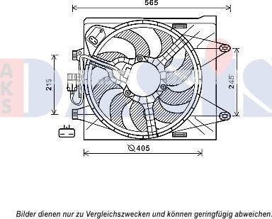 AKS Dasis 088147N - Ventola, Raffreddamento motore autozon.pro