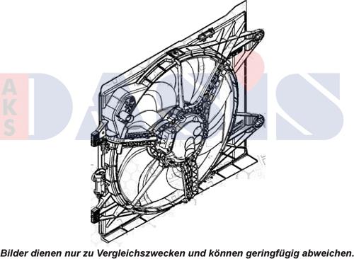 AKS Dasis 088158N - Ventola, Raffreddamento motore autozon.pro