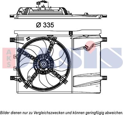 AKS Dasis 088116N - Ventola, Raffreddamento motore autozon.pro