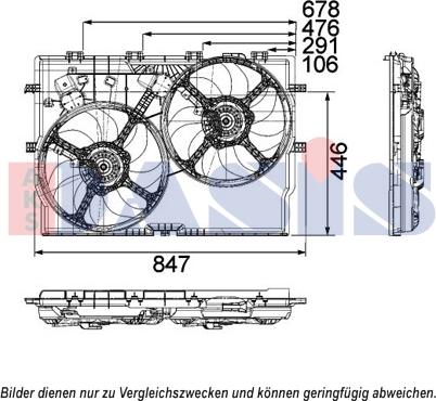 AKS Dasis 088117N - Ventola, Raffreddamento motore autozon.pro