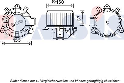 AKS Dasis 088133N - Ventilatore abitacolo autozon.pro