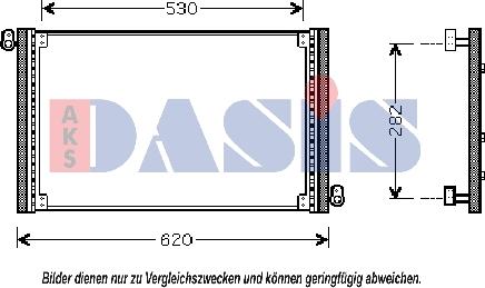 AKS Dasis 082032N - Condensatore, Climatizzatore autozon.pro