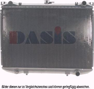 AKS Dasis 071570N - Radiatore, Raffreddamento motore autozon.pro