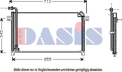 AKS Dasis 072006N - Condensatore, Climatizzatore autozon.pro