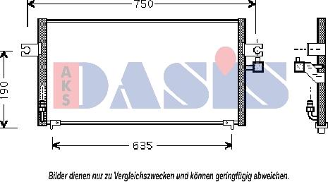 AKS Dasis 072002N - Condensatore, Climatizzatore autozon.pro