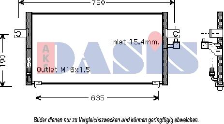 AKS Dasis 072010N - Condensatore, Climatizzatore autozon.pro