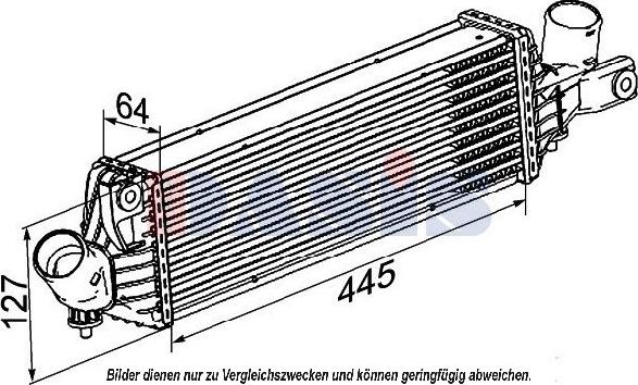 AKS Dasis 077004N - Intercooler autozon.pro