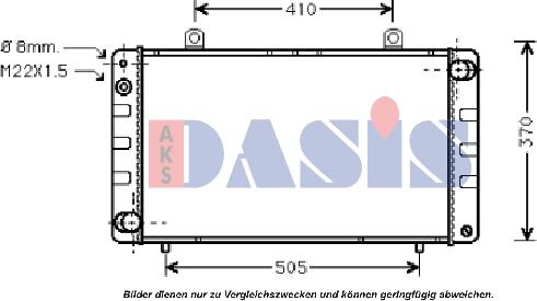 AKS Dasis 190040N - Radiatore, Raffreddamento motore autozon.pro