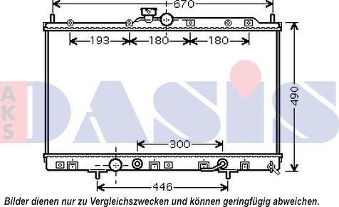 AKS Dasis 140104N - Radiatore, Raffreddamento motore autozon.pro