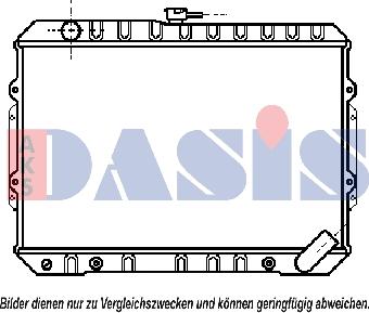 AKS Dasis 140820N - Radiatore, Raffreddamento motore autozon.pro