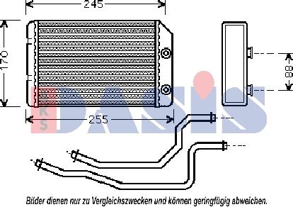 AKS Dasis 159001N - Scambiatore calore, Riscaldamento abitacolo autozon.pro