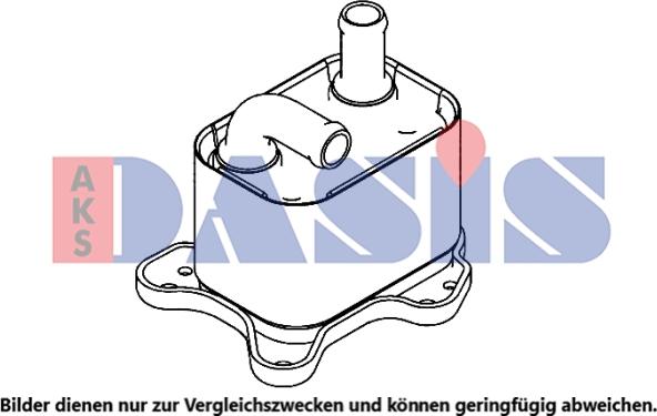 AKS Dasis 156014N - Radiatore olio, Cambio automatico autozon.pro