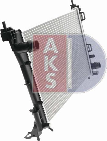 AKS Dasis 150071N - Radiatore, Raffreddamento motore autozon.pro