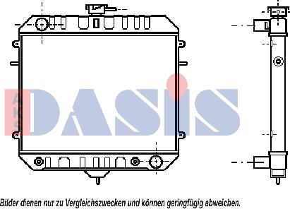 AKS Dasis 150140N - Radiatore, Raffreddamento motore autozon.pro