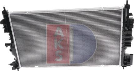 AKS Dasis 150137N - Radiatore, Raffreddamento motore autozon.pro