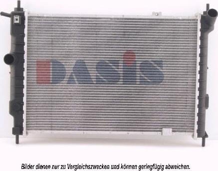 AKS Dasis 151450N - Radiatore, Raffreddamento motore autozon.pro