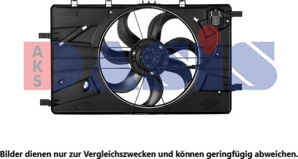 AKS Dasis 158059N - Ventola, Raffreddamento motore autozon.pro