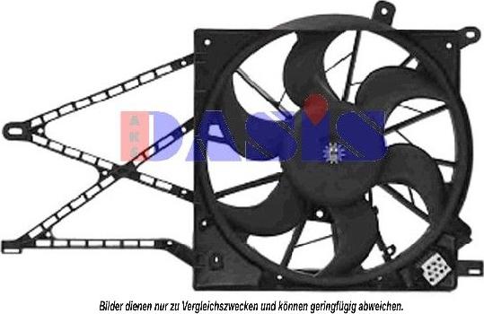 AKS Dasis 158017N - Ventola, Raffreddamento motore autozon.pro