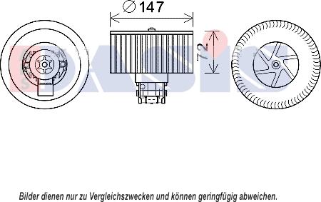 AKS Dasis 158114N - Ventilatore abitacolo autozon.pro