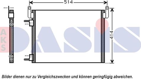 AKS Dasis 152046N - Condensatore, Climatizzatore autozon.pro