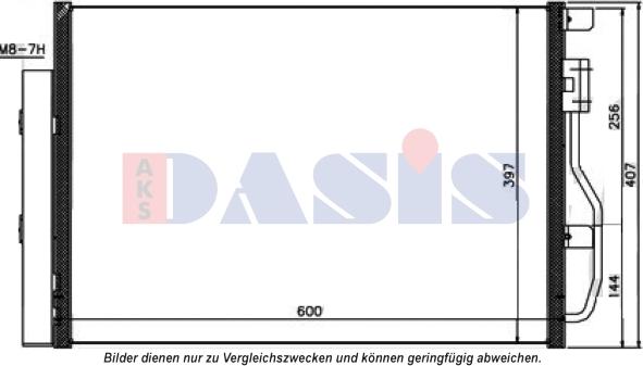 AKS Dasis 152052N - Condensatore, Climatizzatore autozon.pro