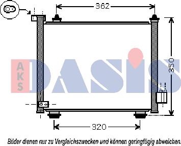 AKS Dasis 152033N - Condensatore, Climatizzatore autozon.pro