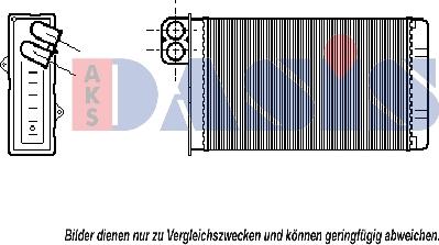 AKS Dasis 169002N - Scambiatore calore, Riscaldamento abitacolo autozon.pro