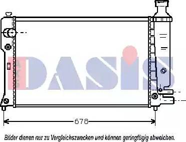 AKS Dasis 160049N - Radiatore, Raffreddamento motore autozon.pro