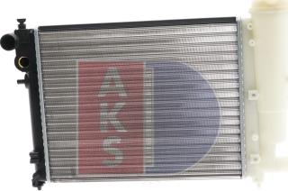 AKS Dasis 161180N - Radiatore, Raffreddamento motore autozon.pro