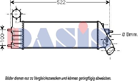 AKS Dasis 167002N - Intercooler autozon.pro