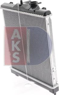 AKS Dasis 100016N - Radiatore, Raffreddamento motore autozon.pro