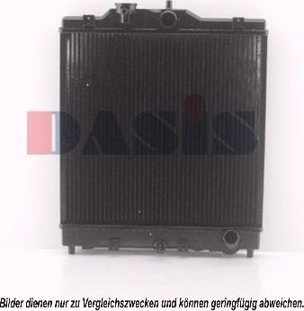 AKS Dasis 100710N - Radiatore, Raffreddamento motore autozon.pro