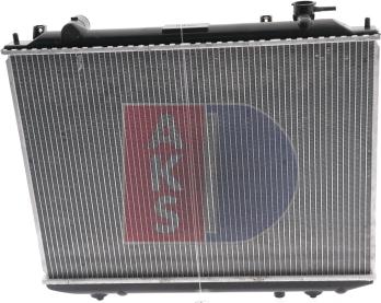 AKS Dasis 110043N - Radiatore, Raffreddamento motore autozon.pro