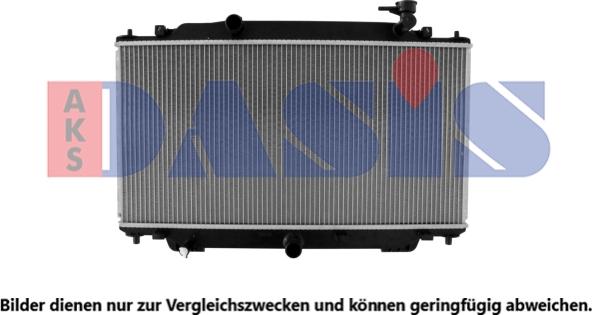 AKS Dasis 110101N - Radiatore, Raffreddamento motore autozon.pro